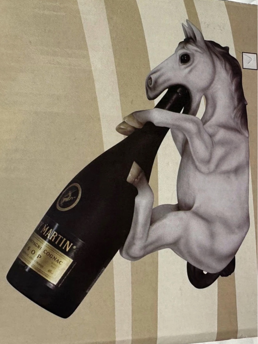 Sealmark comical or whimsical laughing horse Wine Bottle Holder
